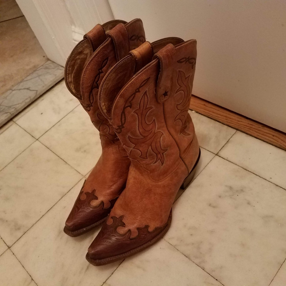 Tony Lama Cowboy Boots Size 9.5